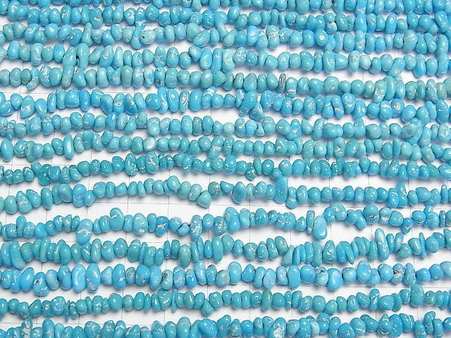 [Video]Arizona Sleeping Beauty Turquoise AAA- Small Size Nugget (Chips) 1/4 or 1strand beads (aprx.15inch/38cm)