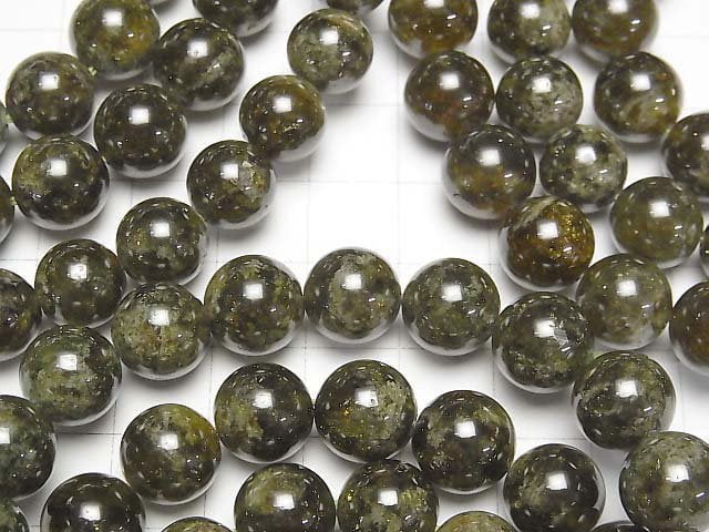 [Video] Green Garnet AA++ Round 10mm Bracelet