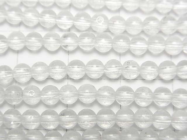 [Video]Crystal Quartz AAA- Round 3mm 1strand beads (aprx.15inch/36cm)