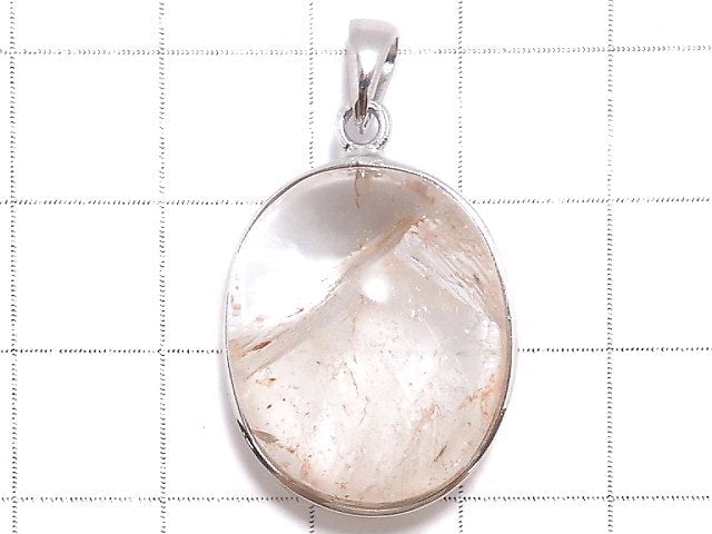 [Video][One of a kind] Crystal in Quartz Pendant Silver925 NO.7