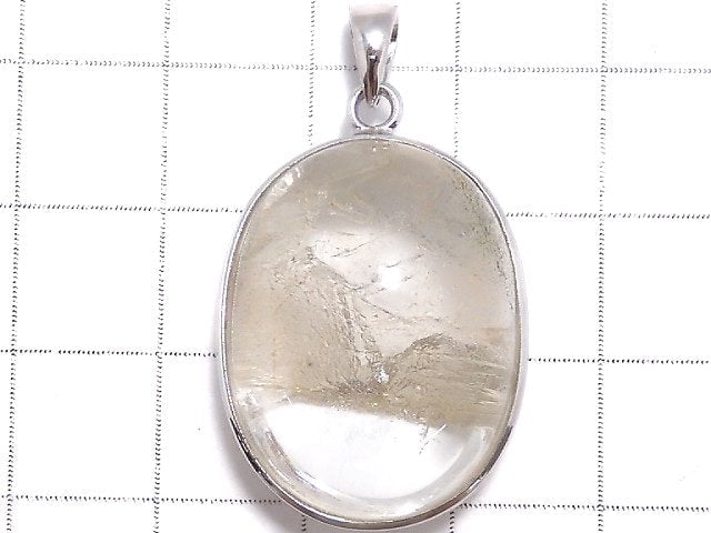 [Video][One of a kind] Crystal in Quartz Pendant Silver925 NO.9