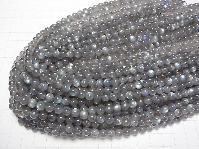 [Video]Labradorite AAA- Round 6mm half or 1strand beads (aprx.15inch/38cm)