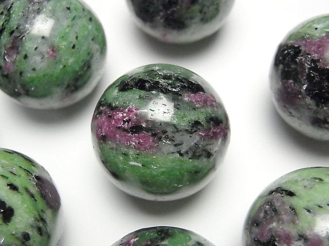 Ruby in Zoisite Gemstone Beads