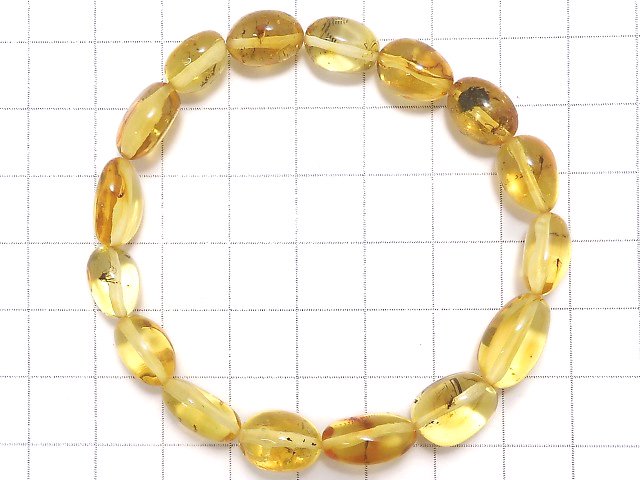 [Video][One of a kind] Insect Amber Nugget Bracelet NO.3