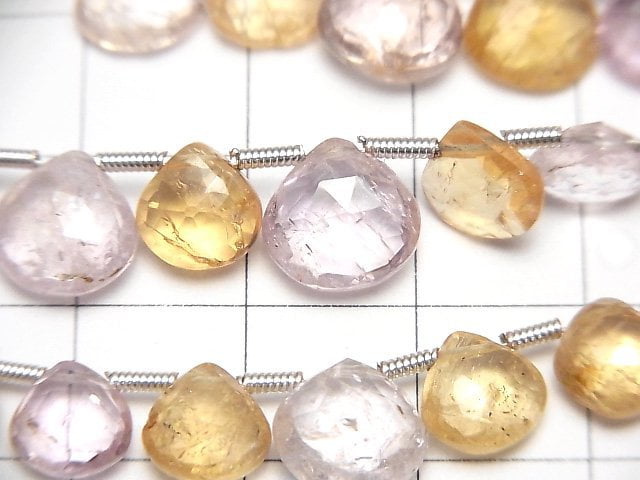 [Video]High Quality Imperial Topaz AAA- Chestnut Faceted Briolette 1strand beads (aprx.7inch/18cm)