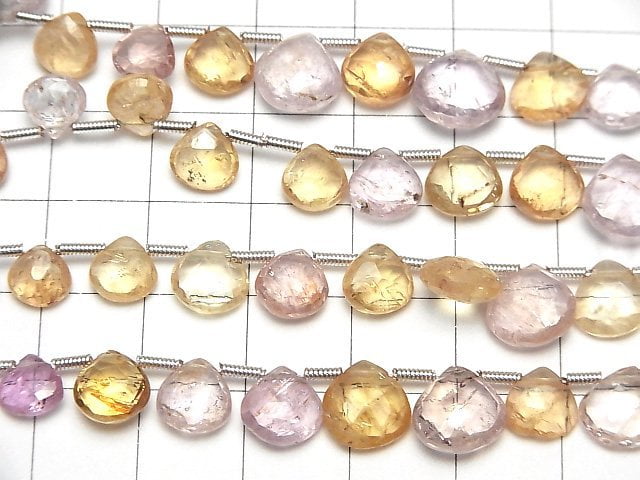 [Video]High Quality Imperial Topaz AAA- Chestnut Faceted Briolette 1strand beads (aprx.7inch/18cm)