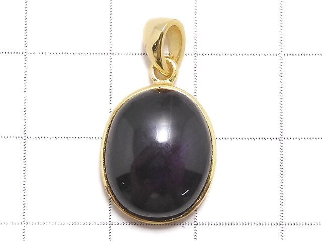 [Video][One of a kind] Purplite Stichtite Pendant 18KGP NO.22