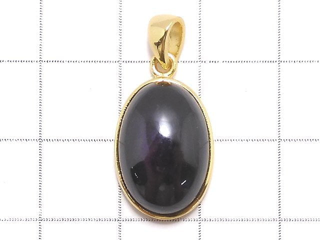 [Video][One of a kind] Purplite Stichtite Pendant 18KGP NO.26