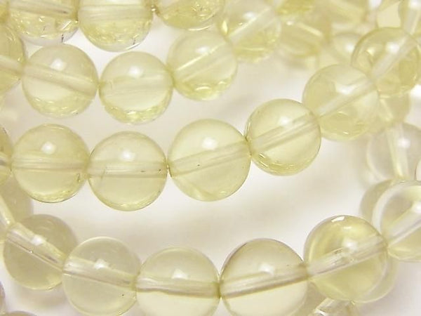 [Video]High Quality Lemon Quartz AAA Round 8mm Bracelet