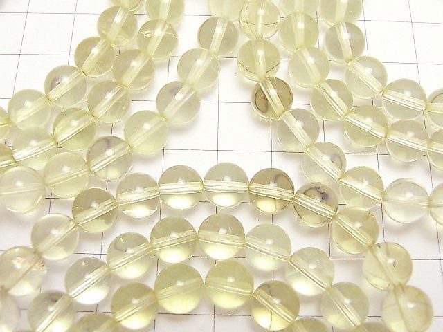 [Video]High Quality Lemon Quartz AAA Round 8mm Bracelet