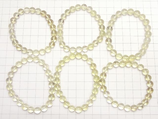 [Video] High Quality Lemon Quartz AAA Round 8mm Bracelet