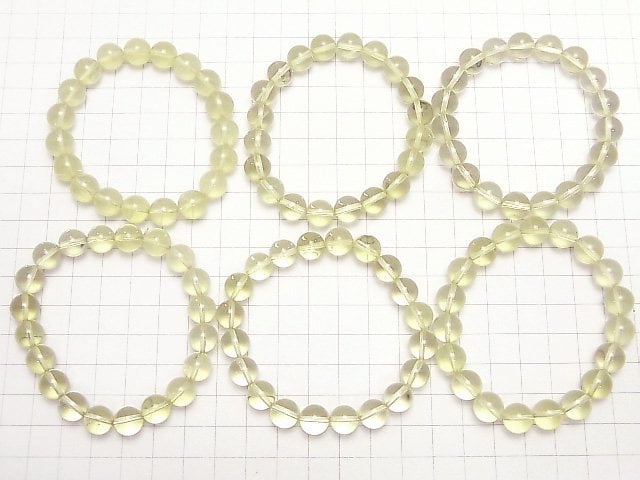 [Video]High Quality Lemon Quartz AAA Round 10mm Bracelet