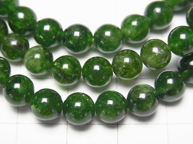 [Video] Chrome Diopside AA++ Round 6mm Bracelet