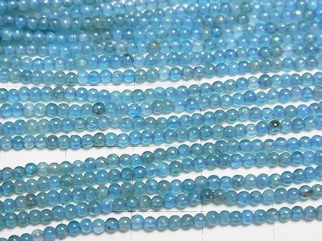 [Video]Apatite AA++ Round 2mm 1strand beads (aprx.15inch/38cm)