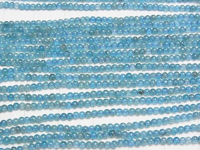 [Video]Apatite AA++ Round 2mm 1strand beads (aprx.15inch/38cm)