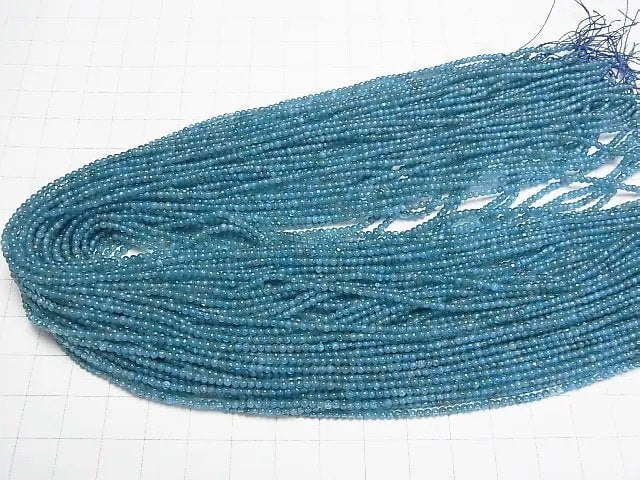 [Video]Apatite AA++ Round 2mm 1strand beads (aprx.15inch/38cm)