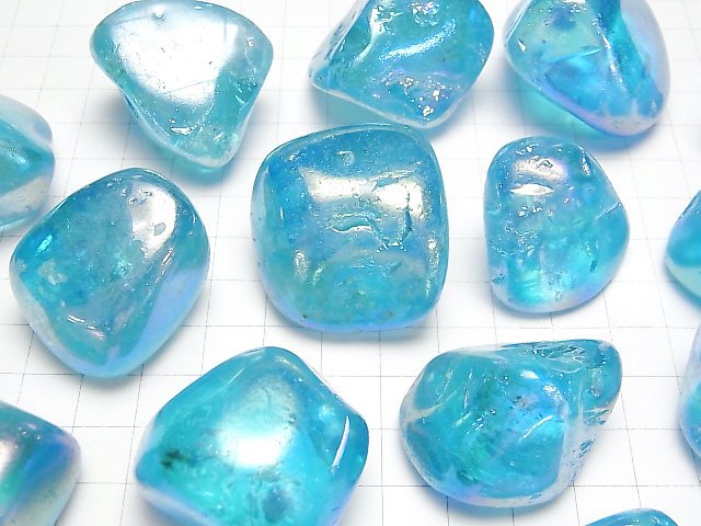 [Video] Blue Flash Crystal Nugget 3pcs