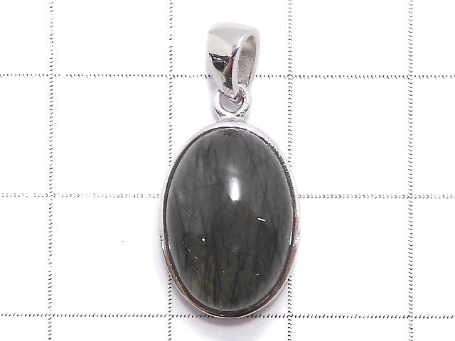 [Video][One of a kind] Actinolite in Quartz AAA Pendant Silver925 NO.8