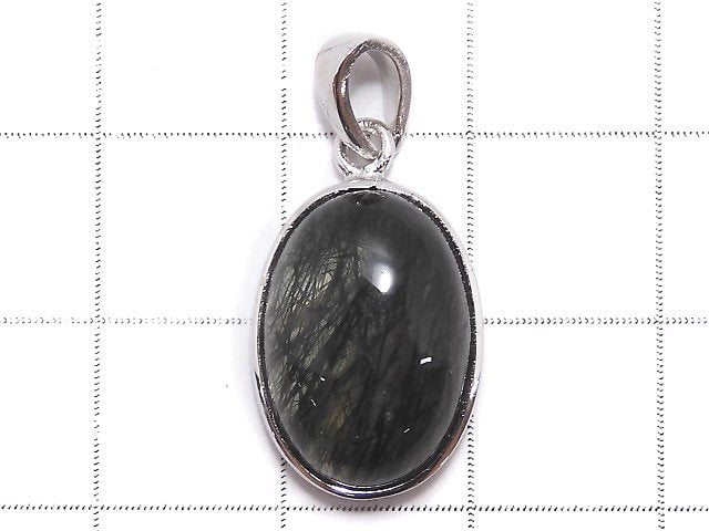 [Video][One of a kind] Actinolite in Quartz AAA Pendant Silver925 NO.9