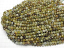 [Video] High Quality! Grossular Garnet AA 128Faceted Round 6mm 1strand beads (aprx.15inch/37cm)