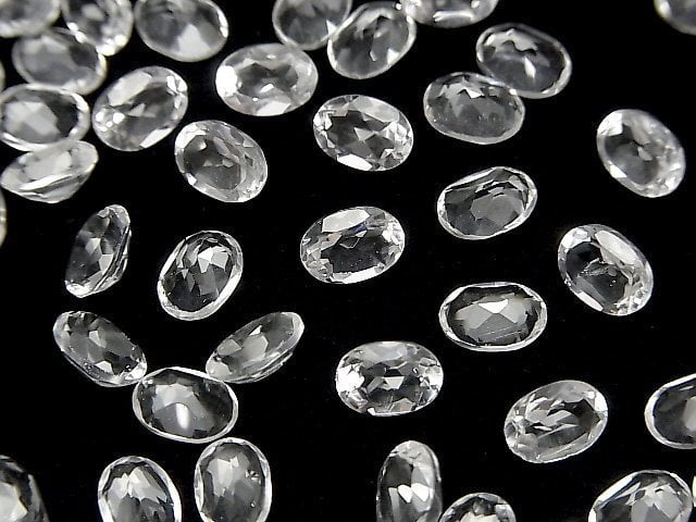[Video]High Quality Crystal AAA Loose stone Oval Faceted 7x5mm 10pcs