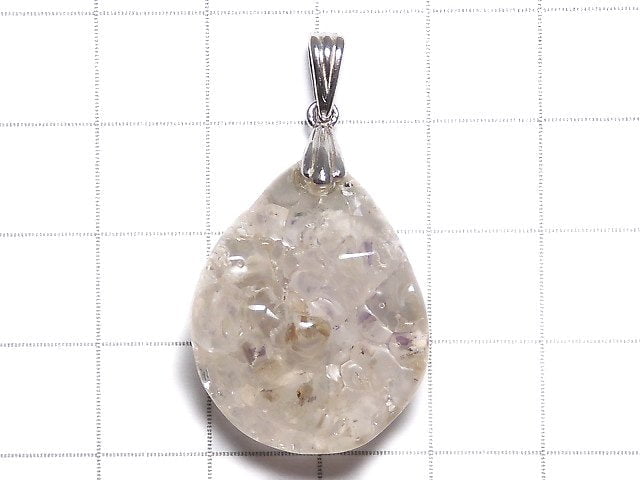 [Video][One of a kind] High Quality Hyalite Opal AAA- Pendant Silver925 NO.111