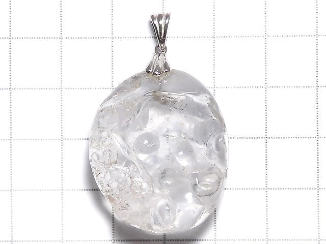 [Video][One of a kind] High Quality Hyalite Opal AAA- Pendant Silver925 NO.120