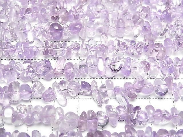 [Video] Lavender Amethyst Chips (Small Nugget) 1-strand beads (approx. 34 inches/86 cm)