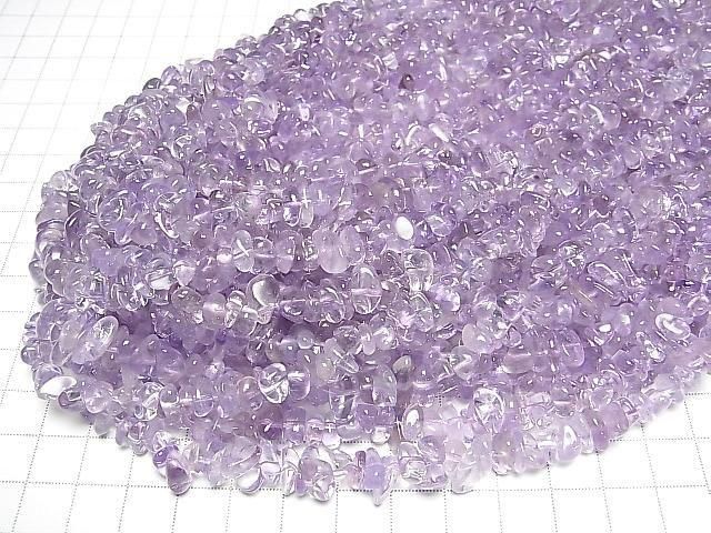 [Video] Lavender Amethyst Chips (Small Nugget) 1-strand beads (approx. 34 inches/86 cm)