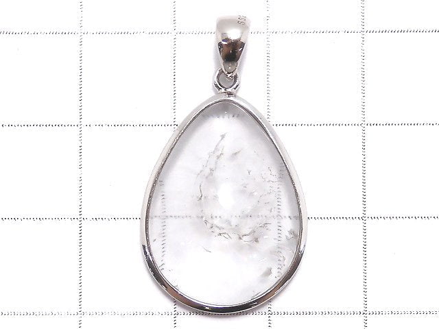 [Video][One of a kind] High Quality Hyalite Opal AAA- Pendant Silver925 NO.19