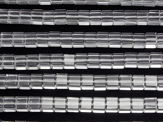 [Video] Crystal AAA Cube Shape 6x6x6mm half or 1strand beads (aprx.15inch/38cm)