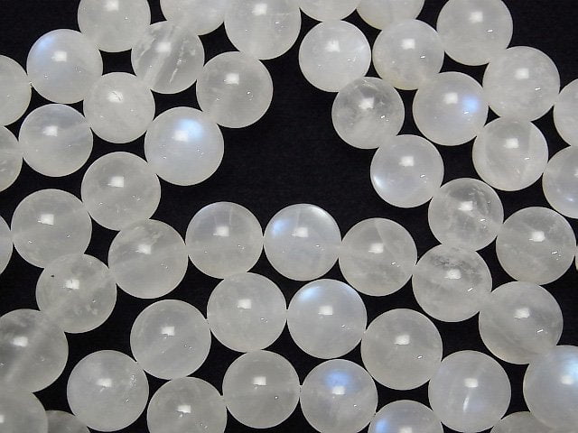 [Video] Sri Lanka Royal Blue Moonstone AA Round 10mm Bracelet