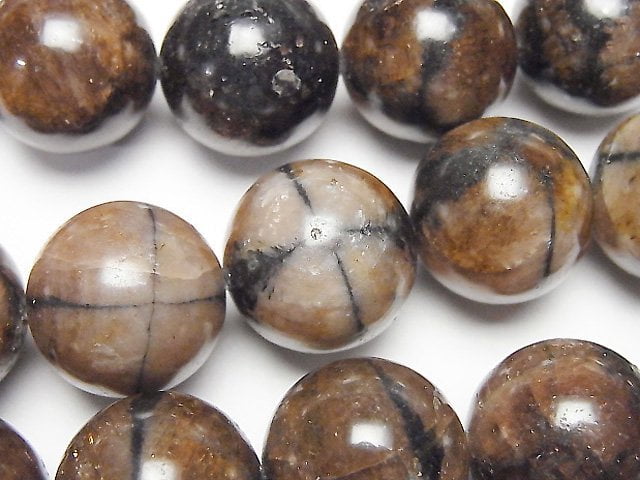 Chiastolite Gemstone Beads