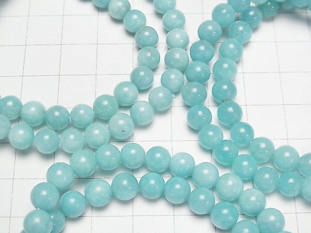 [Video] Peru Amazonite AA++ Round 6mm Bracelet