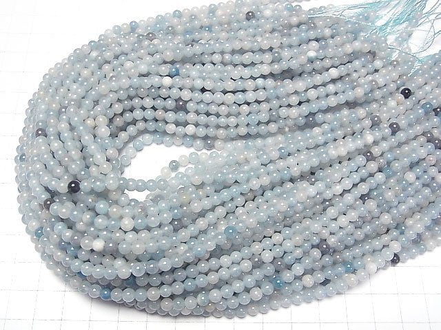 [Video] Trolleyite Round 4.5mm half or 1strand beads (aprx.15inch/37cm)