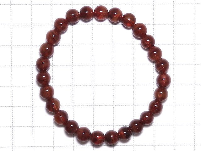 [Video][One of a kind] High Quality Tibetan Andesine AAAA Round 7mm Bracelet NO.108