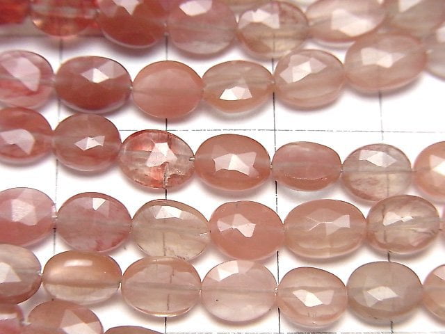 [Video]High Quality Andesine AA++ Faceted Oval half or 1strand beads (aprx.15inch/38cm)