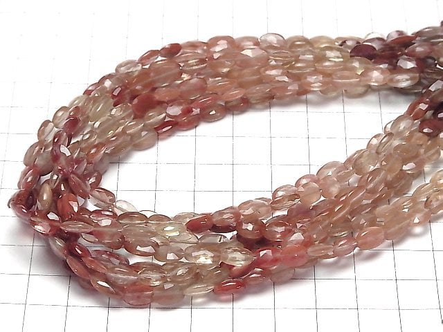 [Video]High Quality Andesine AA++ Faceted Oval half or 1strand beads (aprx.15inch/38cm)