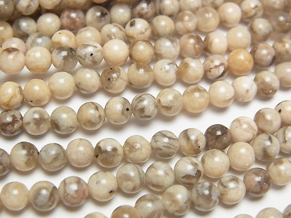 Feldspar/Graphic Granite Gemstone Beads