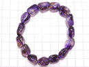 [Video][One of a kind] Amethyst Elestial AAA- Nugget Bracelet NO.14