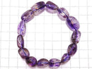 [Video][One of a kind] Amethyst Elestial AAA- Nugget Bracelet NO.20