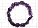 [Video][One of a kind] Amethyst Elestial AAA- Nugget Bracelet NO.23