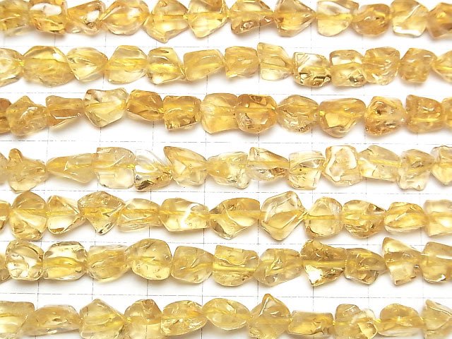 [Video]High Quality Citrine AA++ Rough Nugget half or 1strand beads (aprx.15inch/38cm)