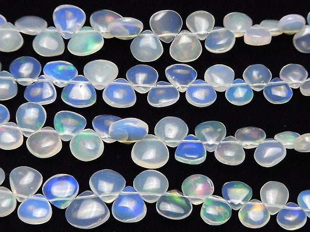 [Video]High Quality Ethiopian Water Opal AAA- Chestnut (Smooth) half or 1strand beads (aprx.7inch/18cm)