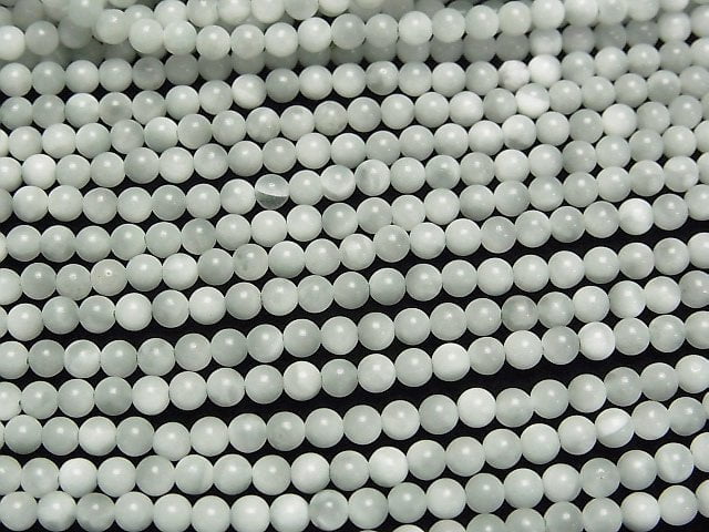 [Video] Green Angelite AA++ Round 3mm 1strand beads (aprx.15inch/37cm)