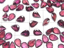 [Video]High Quality Rhodolite Garnet AAA Loose stone Pear shape Faceted 7x5mm 3pcs
