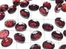 [Video]High Quality Mozambique Garnet AAA- Loose stone Oval Faceted 9x7mm 3pcs