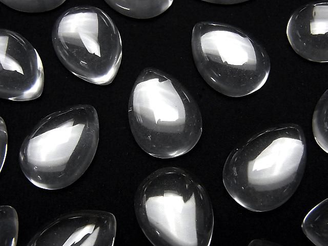 [Video] High Quality Crystal AAA Pear Shape Cabochon 18x13mm 2pcs