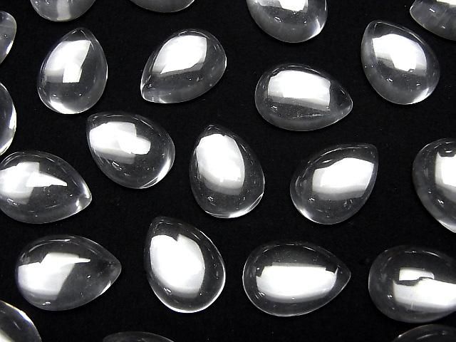 [Video] High Quality Crystal AAA Pear Shape Cabochon 18x13mm 2pcs