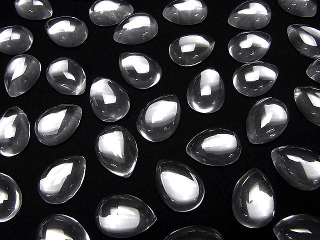 [Video] High Quality Crystal AAA Pear shape Cabochon 18x13mm 2pcs